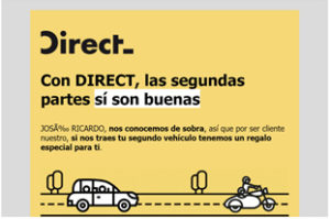 direct seguros email cliente